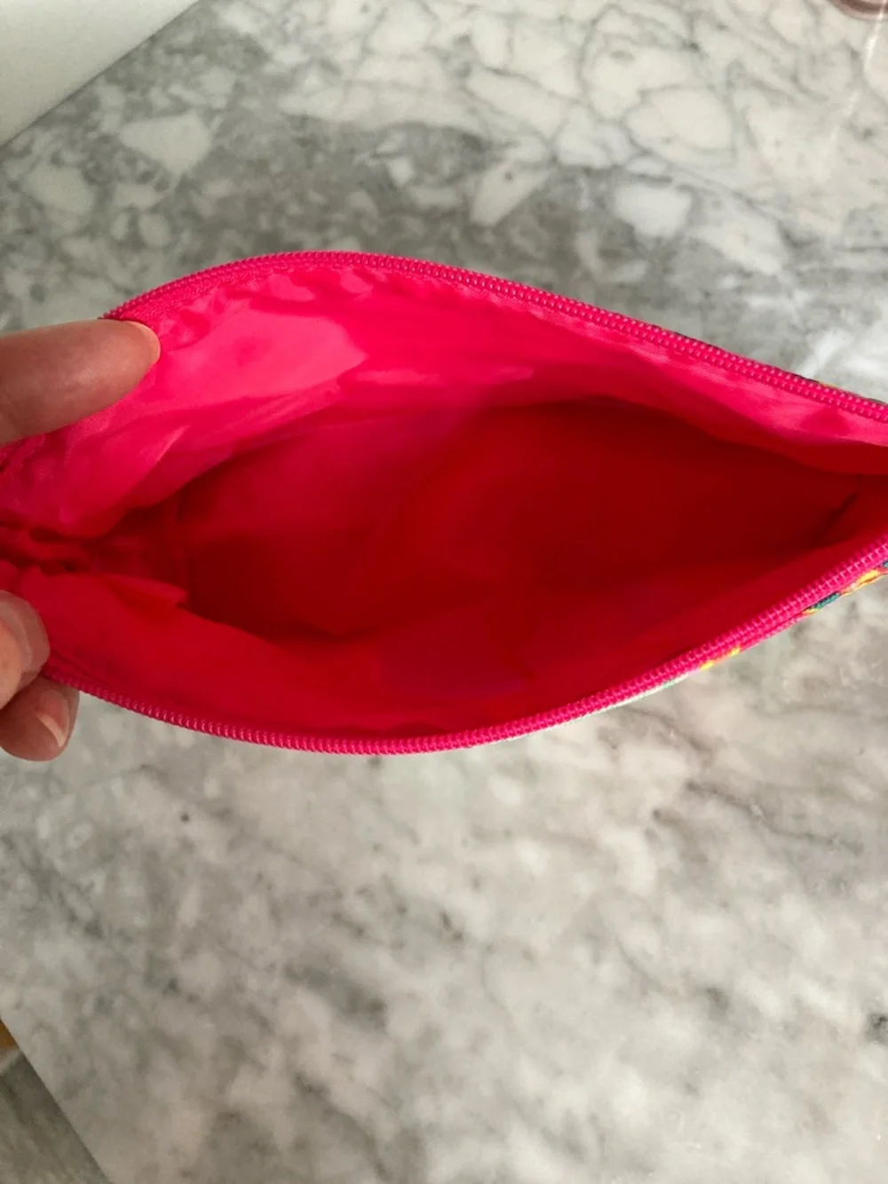 Clinique Heart Print Cosmetic Pouch